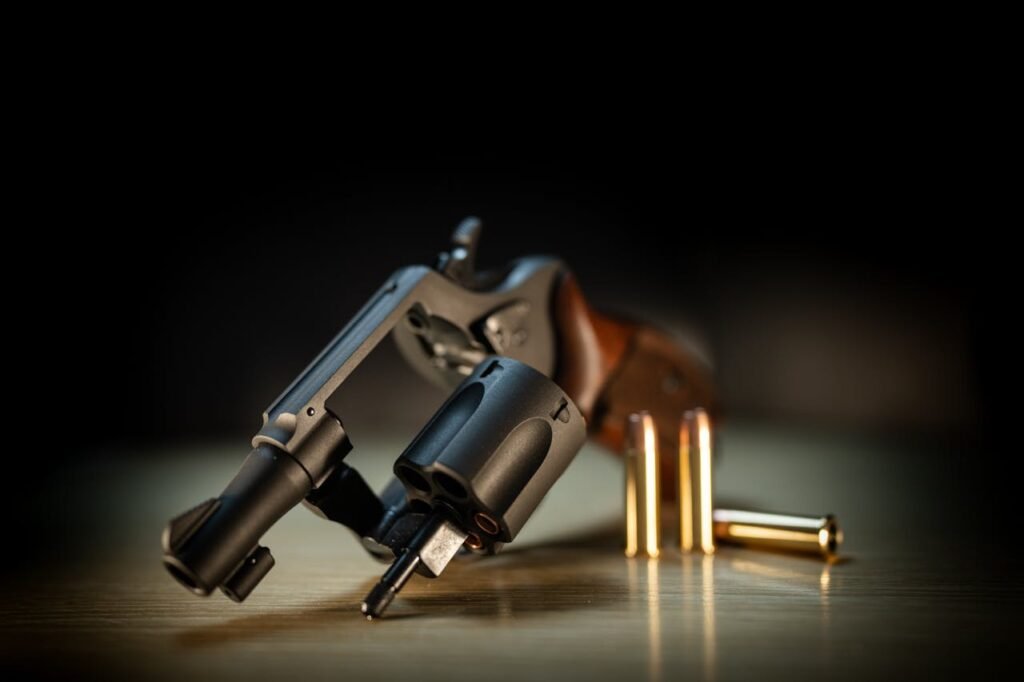 revolver 22 aberto