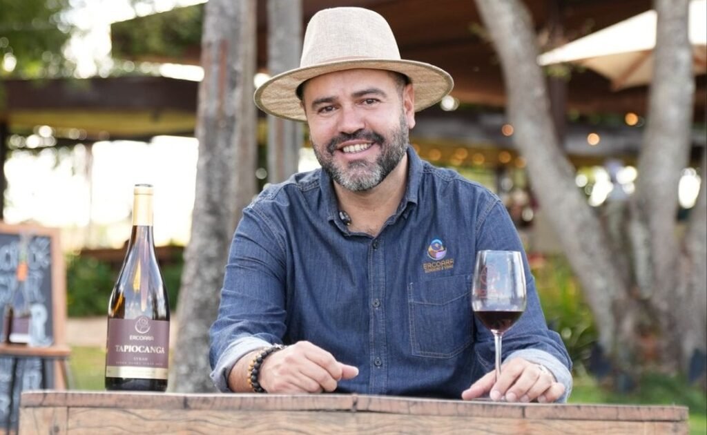 Rodrigo Sucena, sócio-proprietário da Vinícola Ercoara e sócio da Vinícola Brasília.
